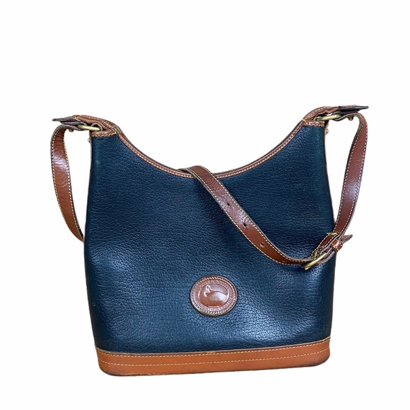 Vintage Dooney & Bourke Leather Bucket Bag